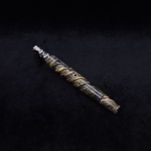 This image portrays Helical Dynavap XL Burl Stem + (2) Book-Matched M.P.'s-NEW! by Dovetail Woodwork.