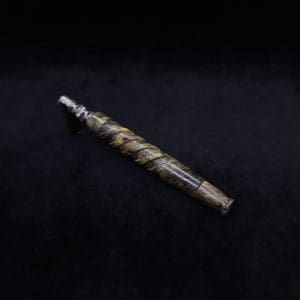 This image portrays Helical Dynavap XL Burl Stem + (2) Book-Matched M.P.'s-NEW! by Dovetail Woodwork.