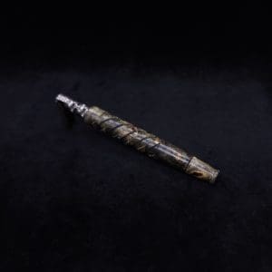 This image portrays Helical Dynavap XL Burl Stem + (2) Book-Matched M.P.'s-NEW! by Dovetail Woodwork.