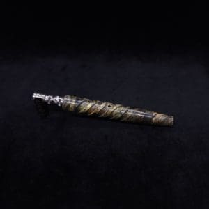 This image portrays Helical Dynavap XL Burl Stem + (2) Book-Matched M.P.'s-NEW! by Dovetail Woodwork.