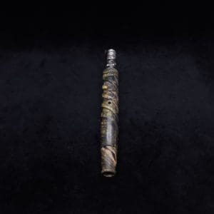 This image portrays Helical Dynavap XL Burl Stem + (2) Book-Matched M.P.'s-NEW! by Dovetail Woodwork.