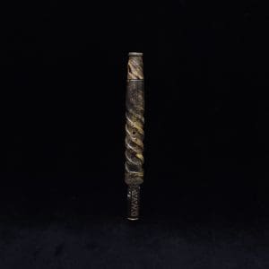 This image portrays Helical Dynavap XL Burl Stem + (2) Book-Matched M.P.'s-NEW! by Dovetail Woodwork.