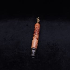 This image portrays Helical Dynavap XL Burl Stem + Matched Specialty Mouthpiece-NEW! by Dovetail Woodwork.
