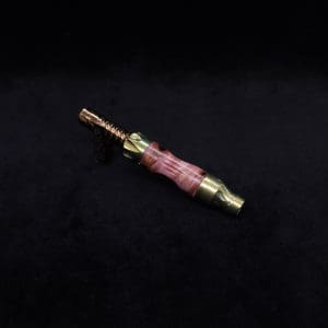 This image portrays Vong[i] Cosmic Burl Sleeve-Buckeye Burl by Dovetail Woodwork.