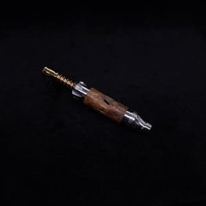 This image portrays Vong[i] Burl Wood Sleeve-Graybox Burl Wood by Dovetail Woodwork.