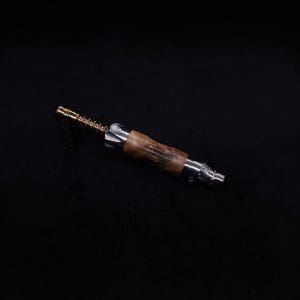 This image portrays Vong[i] Burl Wood Sleeve-Graybox Burl Wood by Dovetail Woodwork.