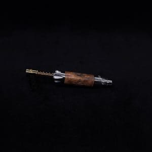 This image portrays Vong[i] Burl Wood Sleeve-Graybox Burl Wood by Dovetail Woodwork.