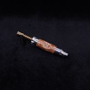 This image portrays Vong[i] Cosmic Burl Sleeve-Highly Figured Maple Burl Hybrid by Dovetail Woodwork.