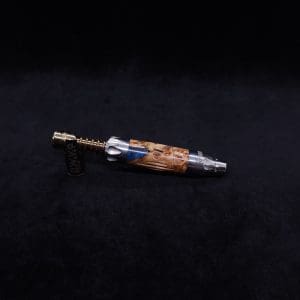 This image portrays Vong[i] Cosmic Burl Sleeve-Highly Figured Maple Burl Hybrid by Dovetail Woodwork.