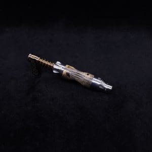 This image portrays Vong[i] Cosmic Burl Sleeve-Buckeye Burl by Dovetail Woodwork.
