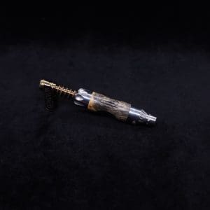 This image portrays Vong[i] Cosmic Burl Sleeve-Buckeye Burl by Dovetail Woodwork.