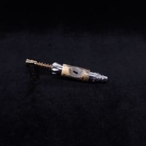This image portrays Vong[i] Cosmic Burl Sleeve-Buckeye Burl by Dovetail Woodwork.