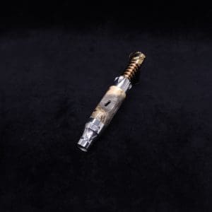 This image portrays Vong[i] Cosmic Burl Sleeve-Buckeye Burl by Dovetail Woodwork.