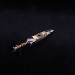 This image portrays Vong[i] Cosmic Burl Sleeve-Buckeye Burl by Dovetail Woodwork.