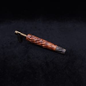 This image portrays Segmented Helix Thuya Burl-Dynavap Stem (Standard) + (2) Helix M.P.'s - New! by Dovetail Woodwork.
