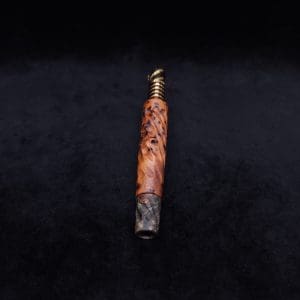 This image portrays Segmented Helix Thuya Burl-Dynavap Stem (Standard) + (2) Helix M.P.'s - New! by Dovetail Woodwork.