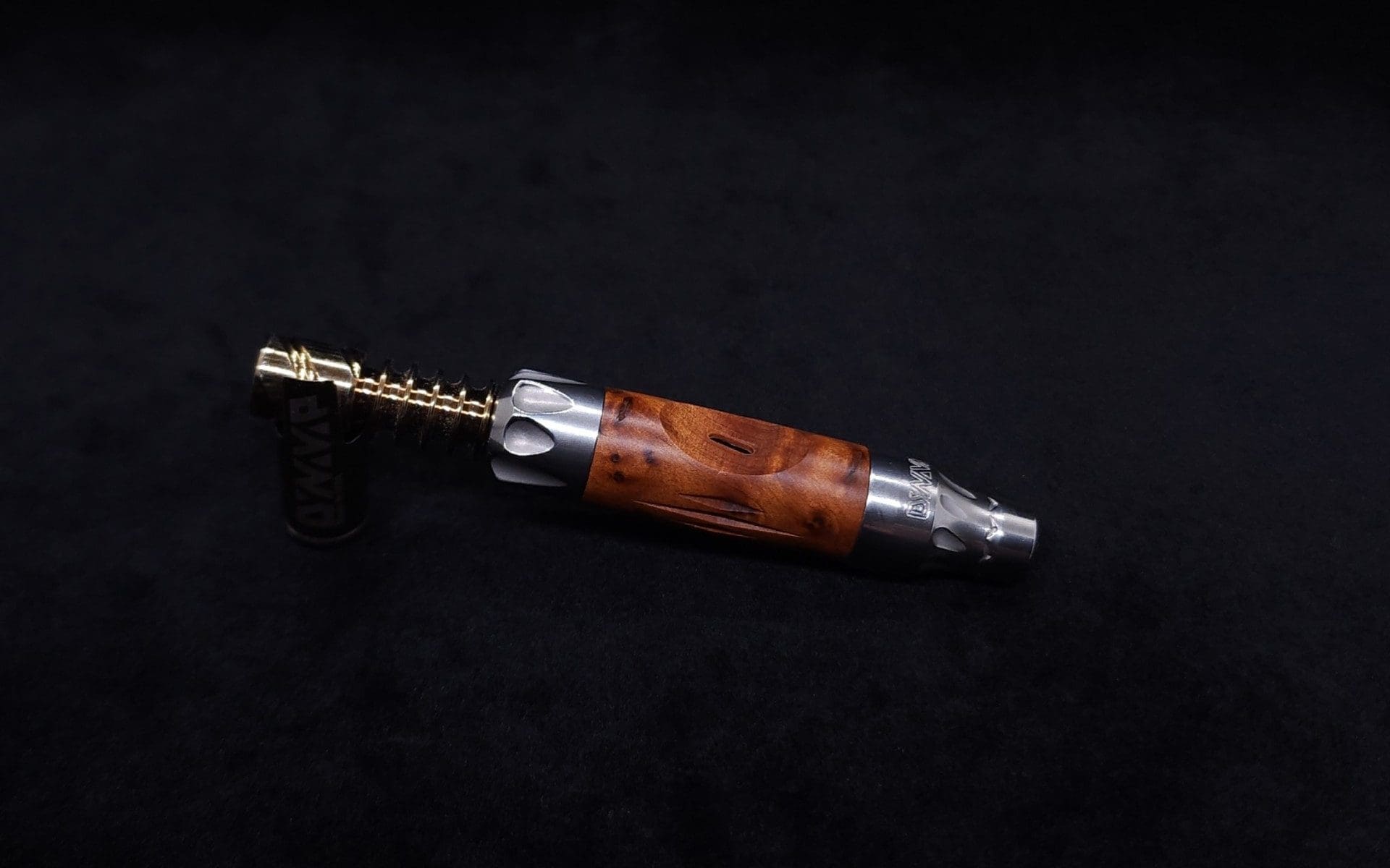 This image portrays Vong[i] Burl Wood Sleeve-Thuya Burl Wood by Dovetail Woodwork.