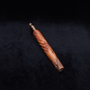 This image portrays The Twisted XL-Dynavap Stem + Matched M.P. - New! by Dovetail Woodwork.