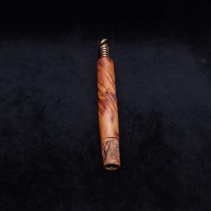 This image portrays The Twisted XL-Dynavap Stem + Matched M.P. - New! by Dovetail Woodwork.