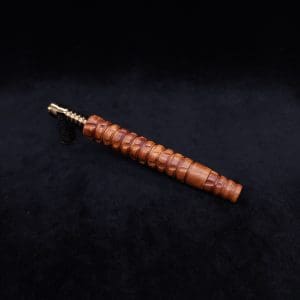 This image portrays Mech Spiraled XL-Dynavap Stem + Matched M.P. - New! by Dovetail Woodwork.