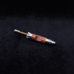 This image portrays Vong[i] Burl Wood Sleeve-Thuya Burl Wood by Dovetail Woodwork.