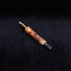 Tri-Axial (Standard) Amboyna Burl Dynavap Stem + Matched M.P. - NEW!