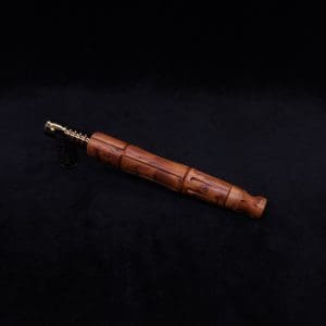 This image portrays The King's Stem XL Burl Wood Dynavap Midsection + Book-Matched M.P. - NEW DESIGN ☘ by Dovetail Woodwork.