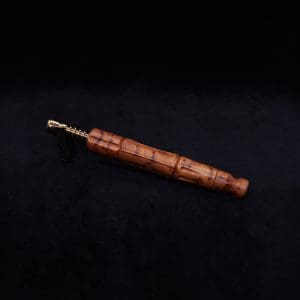 This image portrays The King's Stem XL Burl Wood Dynavap Midsection + Book-Matched M.P. - NEW DESIGN ☘ by Dovetail Woodwork.