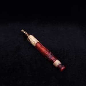This image portrays The King's Stem XL Burl Hybrid Dynavap Midsection + Book-Matched M.P. - NEW DESIGN ☘ by Dovetail Woodwork.