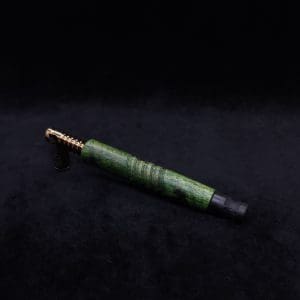This image portrays Viper XL Stem Dynavap Midsection + Matched Ebony M.P. - NEW DESIGN ☘ by Dovetail Woodwork.
