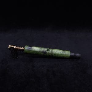 This image portrays Viper XL Stem Dynavap Midsection + Matched Ebony M.P. - NEW DESIGN ☘ by Dovetail Woodwork.