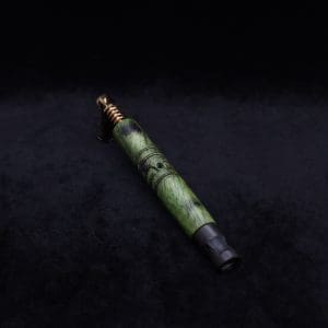 This image portrays Viper XL Stem Dynavap Midsection + Matched Ebony M.P. - NEW DESIGN ☘ by Dovetail Woodwork.