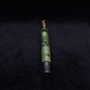 This image portrays Viper XL Stem Dynavap Midsection + Matched Ebony M.P. - NEW DESIGN ☘ by Dovetail Woodwork.