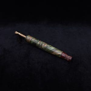 This image portrays Viper XL Stem Dynavap Midsection + Matched Snakewood M.P. - NEW DESIGN ☘ by Dovetail Woodwork.