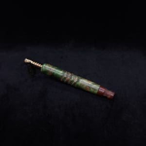 This image portrays Viper XL Stem Dynavap Midsection + Matched Snakewood M.P. - NEW DESIGN ☘ by Dovetail Woodwork.