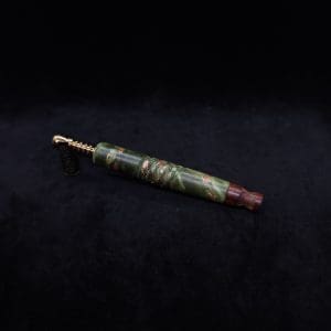 This image portrays Viper XL Stem Dynavap Midsection + Matched Snakewood M.P. - NEW DESIGN ☘ by Dovetail Woodwork.