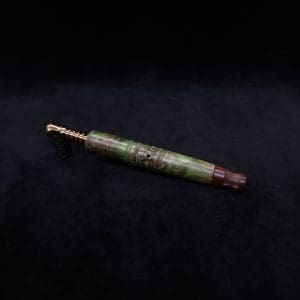 This image portrays Viper XL Stem Dynavap Midsection + Matched Snakewood M.P. - NEW DESIGN ☘ by Dovetail Woodwork.