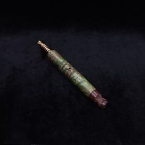 This image portrays Viper XL Stem Dynavap Midsection + Matched Snakewood M.P. - NEW DESIGN ☘ by Dovetail Woodwork.
