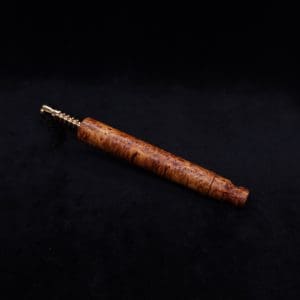 This image portrays Blunt XL Dynavap Burl Stem + Book-Matched M.P. - Exhibition Grade Amboyna Burl ☘ by Dovetail Woodwork.