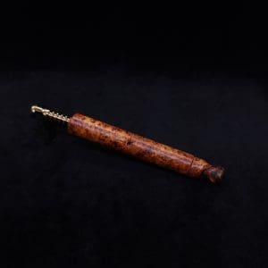 This image portrays Blunt XL Dynavap Burl Stem + Book-Matched M.P. - Exhibition Grade Amboyna Burl ☘ by Dovetail Woodwork.