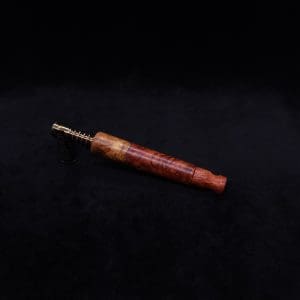 This image portrays Blunt (Standard) Dynavap Burl Stem + Book-Matched M.P. - Exhibition Grade Amboyna Burl ☘ by Dovetail Woodwork.