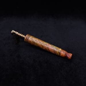 This image portrays Blunt (Standard) Dynavap Burl Stem + Matched M.P. by Dovetail Woodwork.