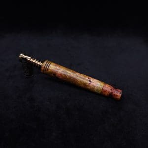 This image portrays Blunt (Standard) Dynavap Burl Stem + Matched M.P. by Dovetail Woodwork.
