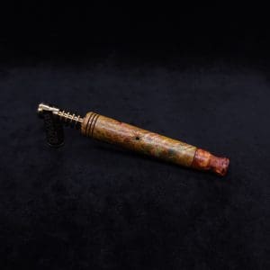 This image portrays Blunt (Standard) Dynavap Burl Stem + Matched M.P. by Dovetail Woodwork.