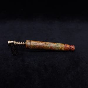 This image portrays Blunt (Standard) Dynavap Burl Stem + Matched M.P. by Dovetail Woodwork.