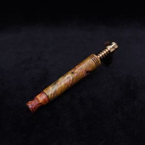 This image portrays Blunt (Standard) Dynavap Burl Stem + Matched M.P. by Dovetail Woodwork.