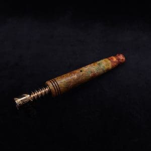 This image portrays Blunt (Standard) Dynavap Burl Stem + Matched M.P. by Dovetail Woodwork.