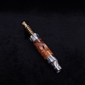 This image portrays Vong[i] Burl Wood Sleeve-Exhibition Grade Amboyna Burl Wood by Dovetail Woodwork.