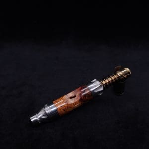 This image portrays Vong[i] Burl Wood Sleeve-Exhibition Grade Amboyna Burl Wood by Dovetail Woodwork.