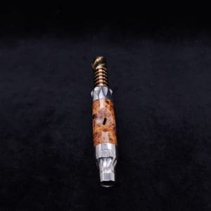 This image portrays Vong[i] Burl Wood Sleeve-Exhibition Grade Amboyna Burl Wood by Dovetail Woodwork.